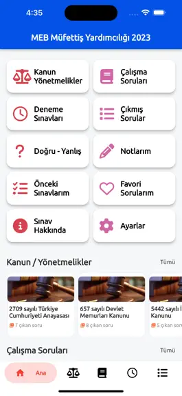 Game screenshot MEB Müfettiş Yrd. 2023 PRO apk