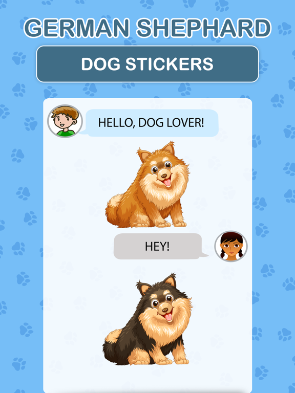 Screenshot #4 pour German Shepherd Dog Stickers