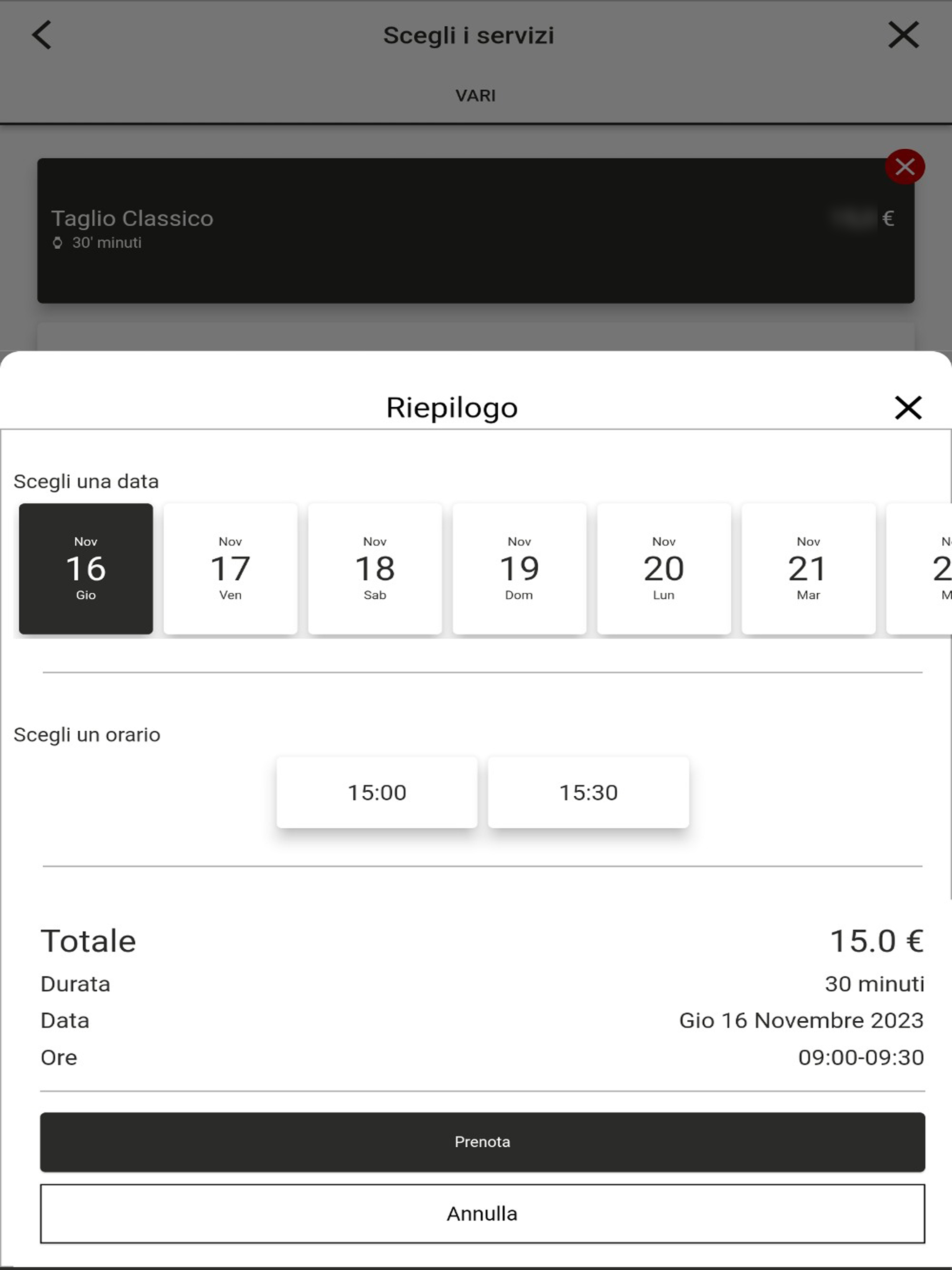 Barberia Tranese screenshot 7