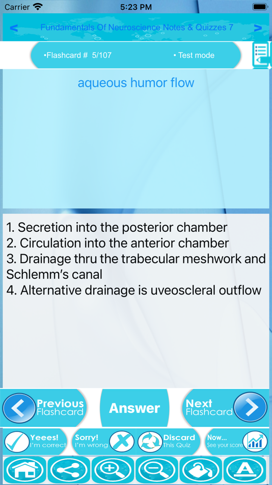 #4. Fundamentals Of Neuroscience (iOS) 来自: Tourkia CHIHI
