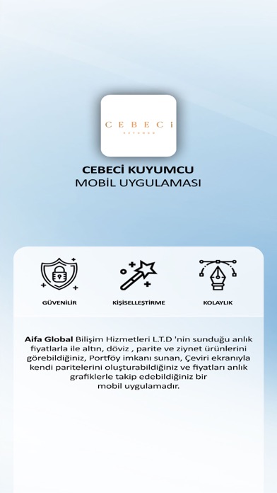 CEBECİ KIYMETLİ MADENLER Screenshot