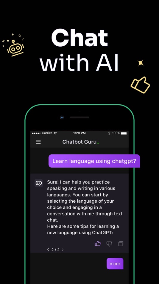 #2. AI Chat - Chatbot Guru® (iOS) 由: AI Tool Studio