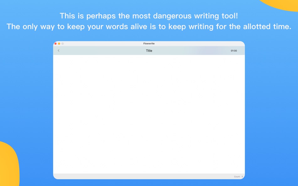 #1. Flowwrite - Focus on writing (macOS) 来自: 凌云 张