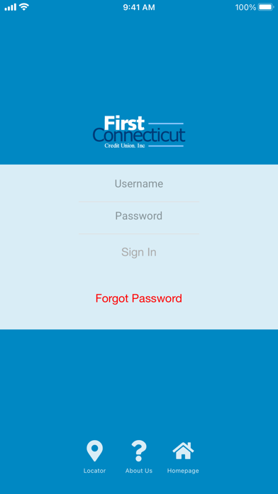 First Connecticut Credit Union Screenshot