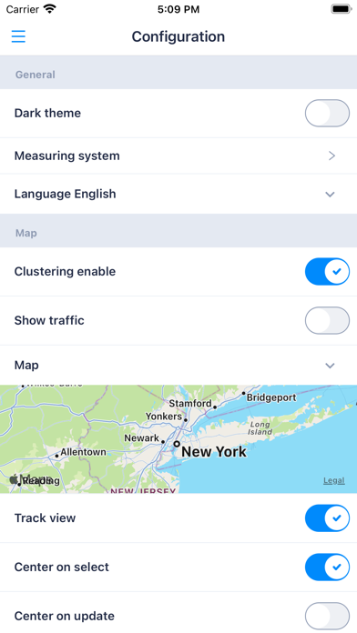 Optimus Tracking Pro Screenshot