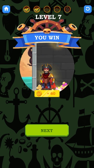 Pirate Treasure: Pull the Pin Screenshot