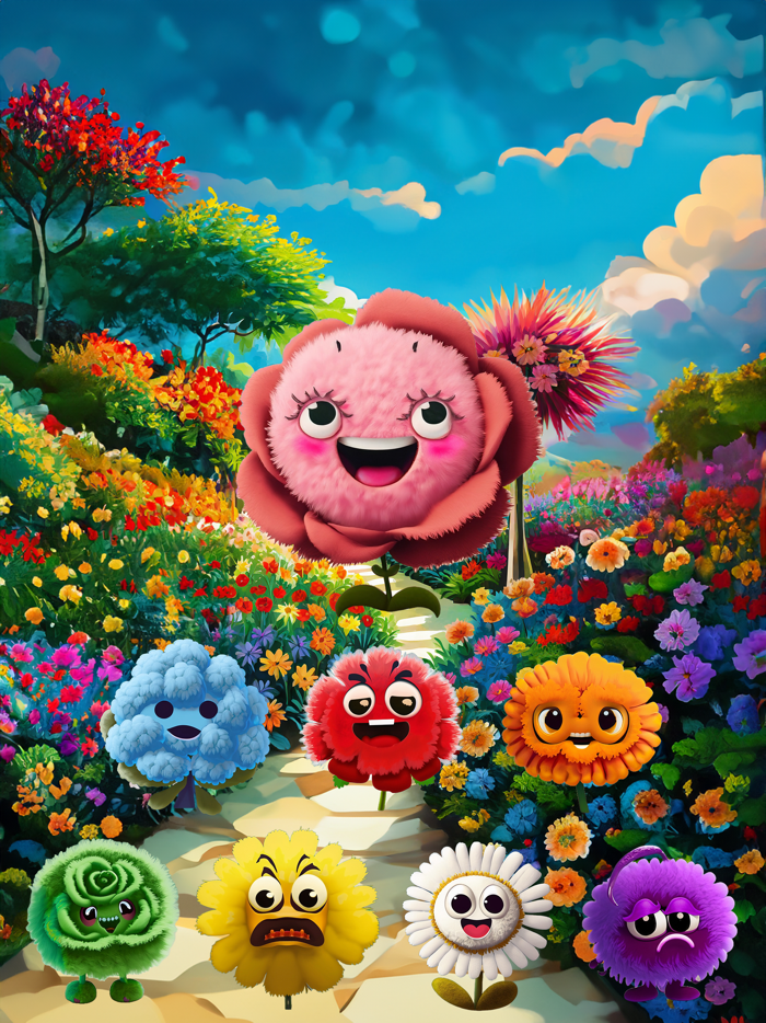 Blossoming Flowers Stickers