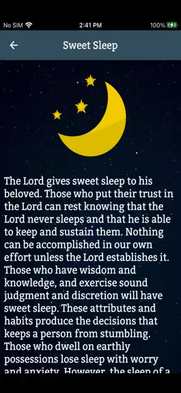 Game screenshot Sleep Bible Verses apk