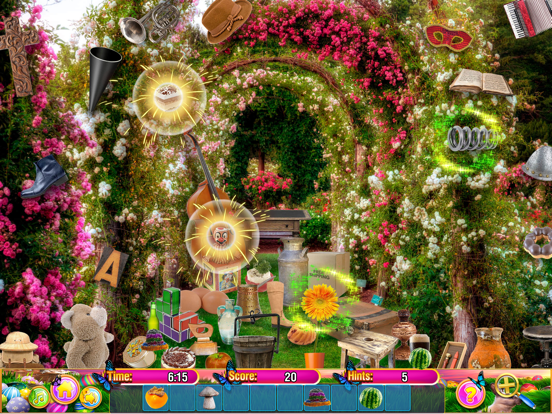 Spring Gardens Hidden Objects iPad screenshot 4 - Games app