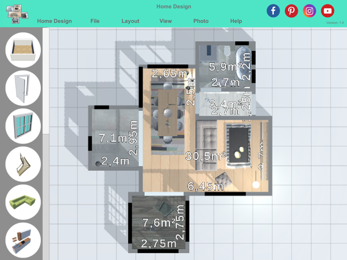 Home Design  Floor Plan