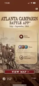 Atlanta Campaign Battle App screenshot #1 for iPhone