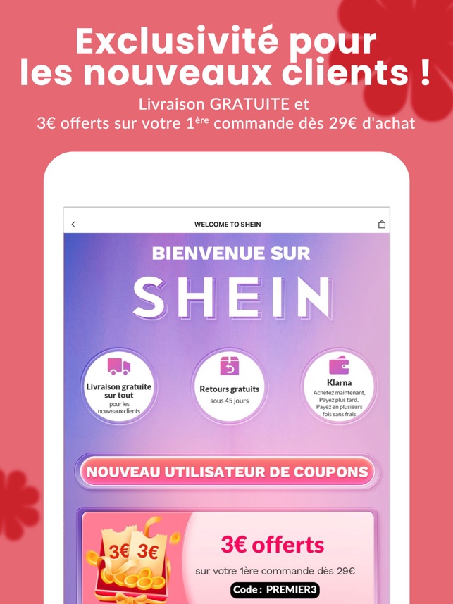 SHEIN-Vente Privée Mode Femme dans l'App Store