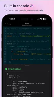 code - compile & run program iphone screenshot 3