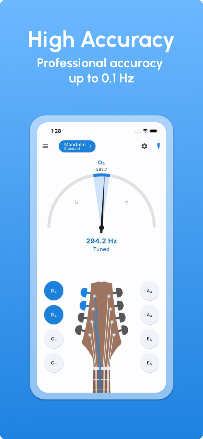 Mandolin Tuner - LikeTones
