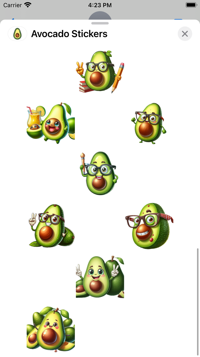 Avocado Stickers