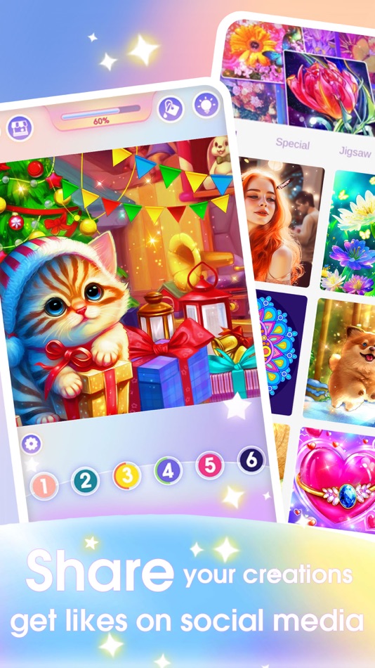 #7. Color by Number : Calm Art (iOS) 由: Poly Design Workroom Limited