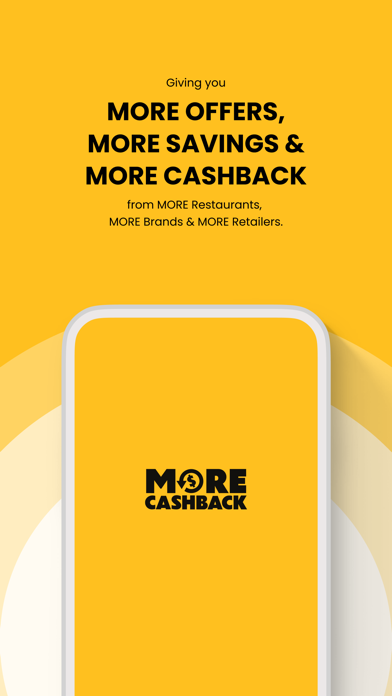 MORE Cash back Rewards Screenshot