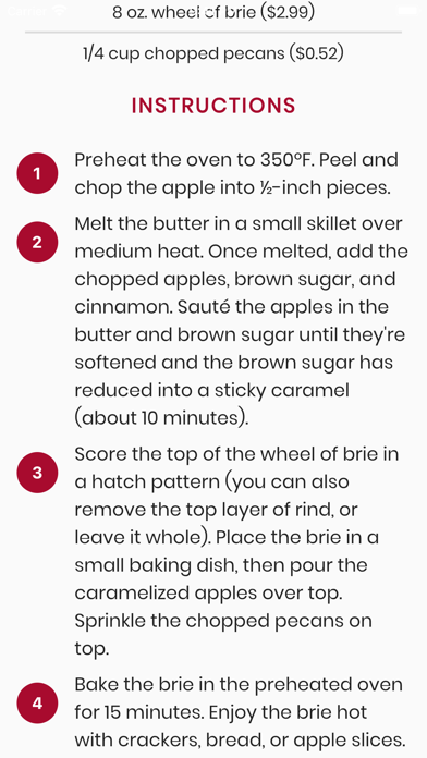 Only Recipe Screenshot