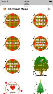 How to cancel & delete christmas music stickers 1