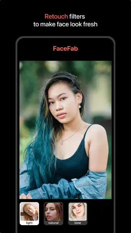 Game screenshot FaceFab: Retouch Photo Editor apk