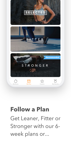 ‎Sworkit Fitness & Workout App Screenshot