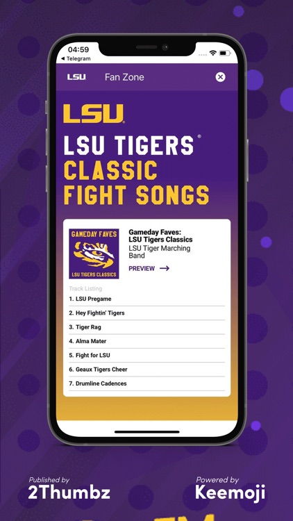 LSU TIGERS Keyboard by 2Thumbz screenshot-4