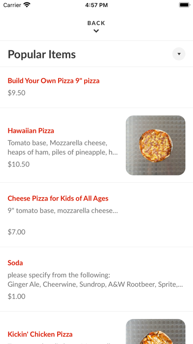 GoodWood Pizzeria Screenshot