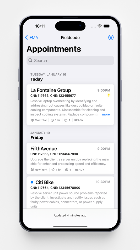 #1. Fieldcode FMA (iOS) 由: Fieldcode Germany GmbH