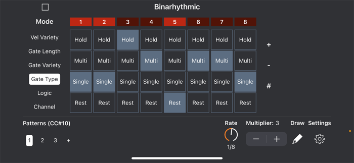 Binarhythmic Rhythm Generator