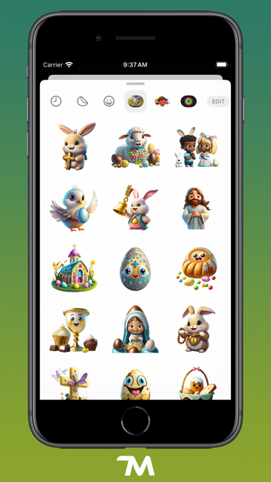 Screenshot #2 pour Divine Easter Stickers