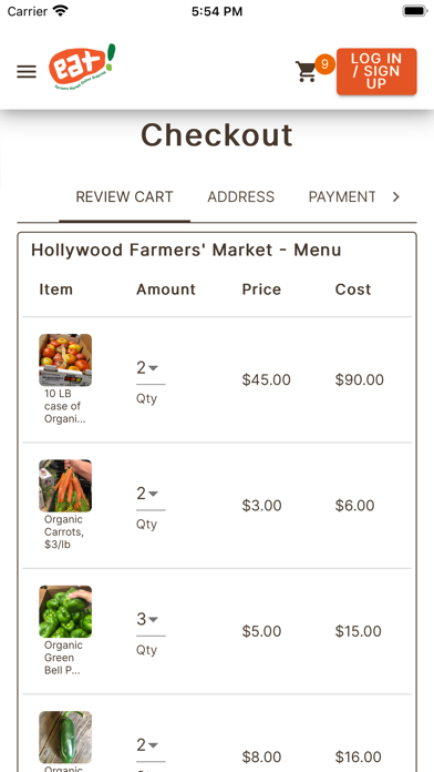eat! - LA Farmers' Markets Screenshot