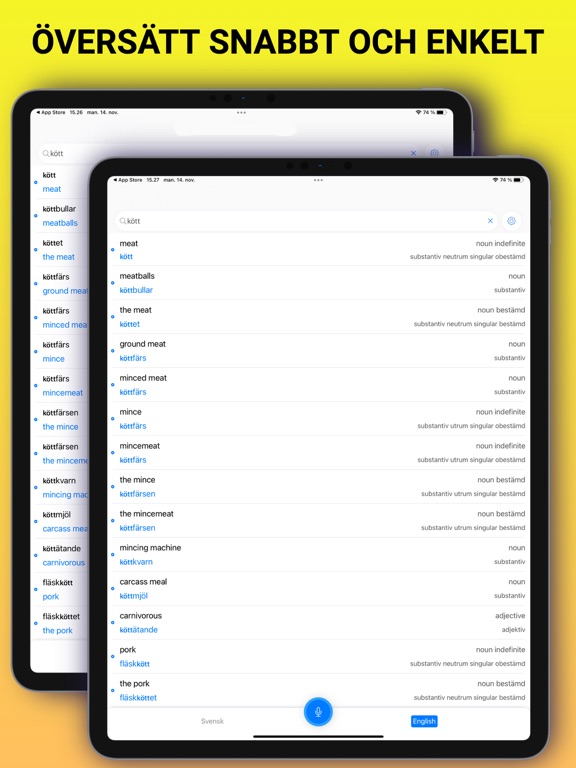 Screenshot #4 pour LexPal Svensk-Engelsk