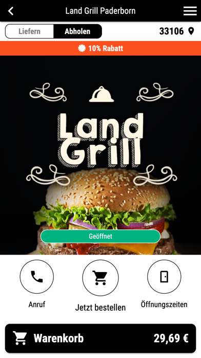 Land Grill Paderborn Screenshot