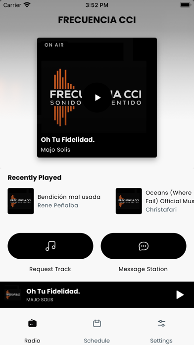 FRECUENCIA CCI CR Screenshot