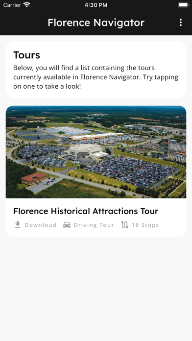Florence Navigator Screenshot