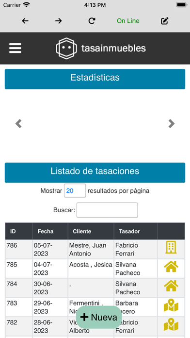 TasaInmuebles Screenshot