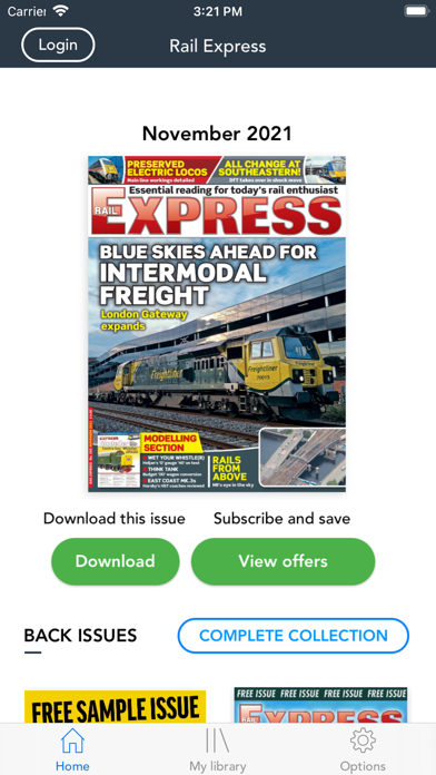 Rail Express Magazine Screenshot