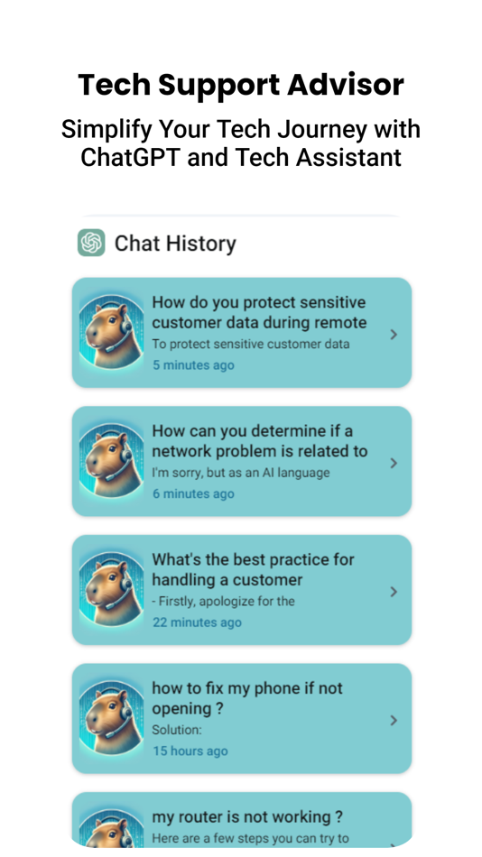 #4. Tech Support Advisor (iOS) By: Farouk Nasser