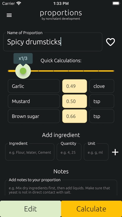 Proportions: A perfect recipe