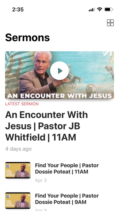 Agape Faith Church Screenshot