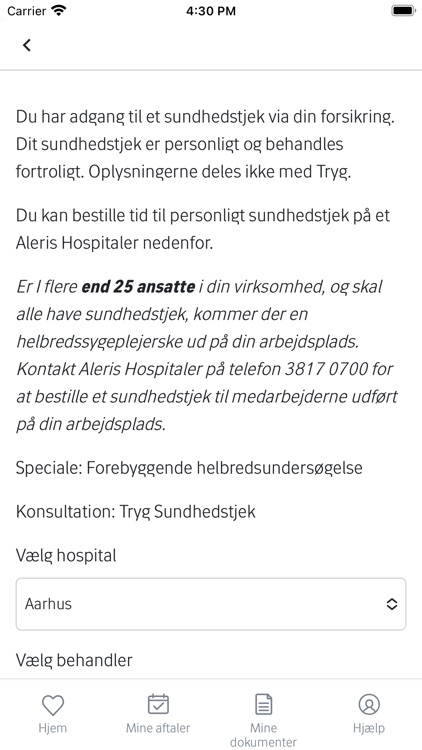 Tryg Lægehotline screenshot-3