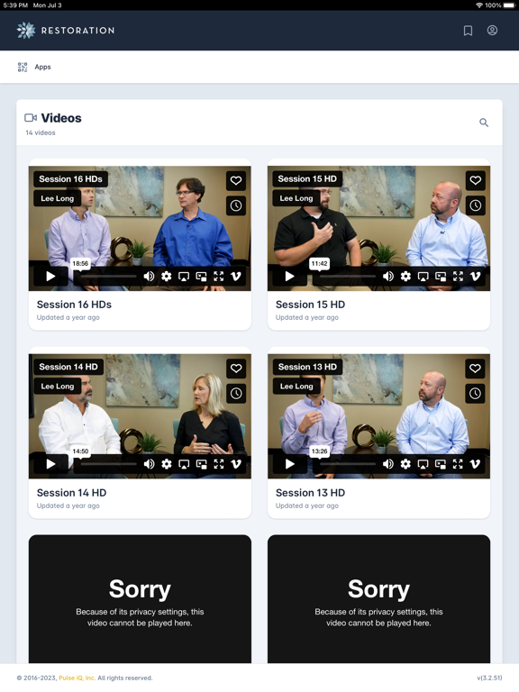 Restoration PulseLogs iPad screenshot 8 - Medical app