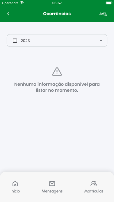 Ávila Aluno Screenshot