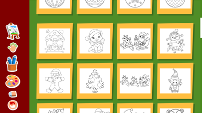 Busy Kids - Christmas Coloring Screenshot
