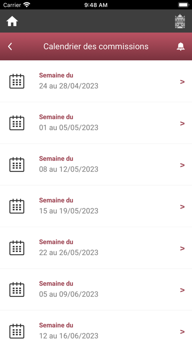 Chambre des Députés Luxembourg Screenshot