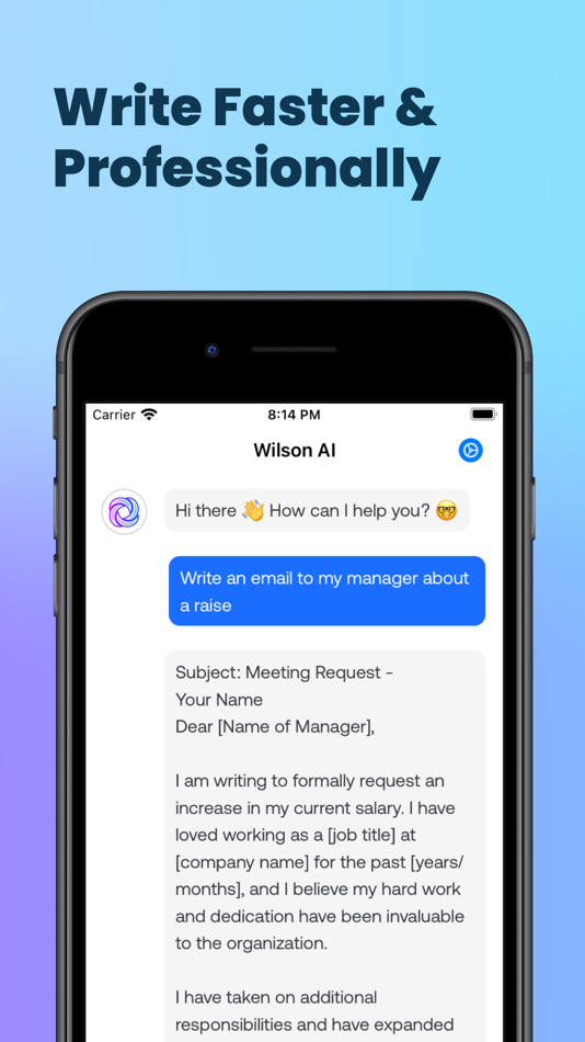 #3. Wilson AI (iOS) 由: Oleksandr Lisovyk