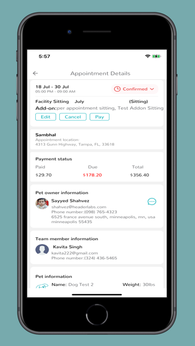BookYourPet Business Screenshot