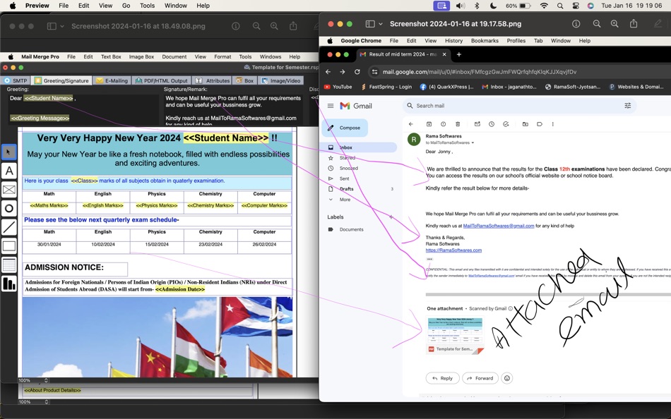#4. Mail Merge Pro (macOS) Podle: Jyotsana Singh