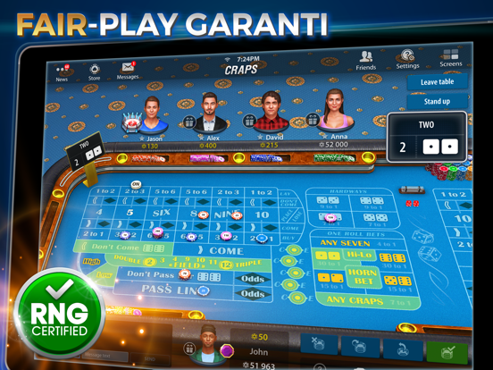Screenshot #4 pour Vegas Craps par Pokerist