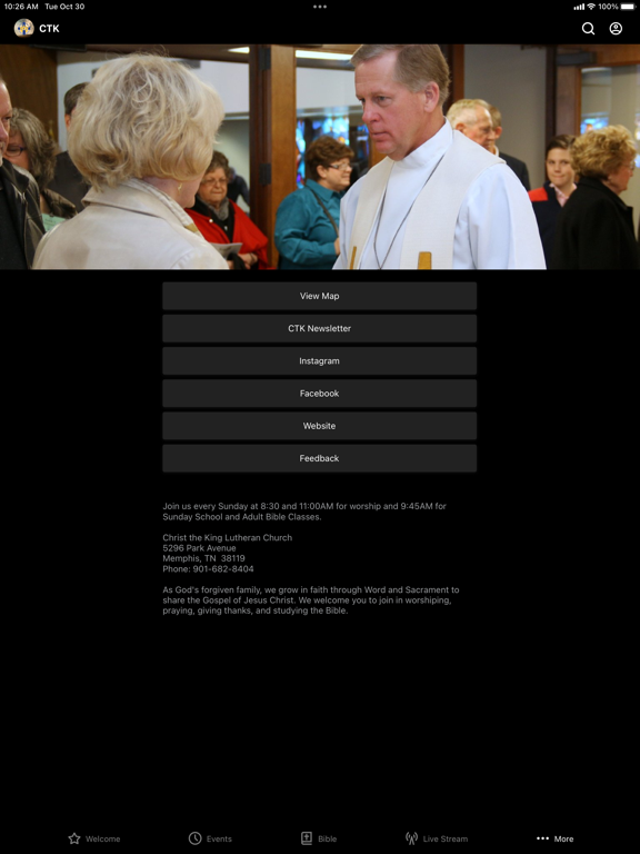 Christ the King Lutheran iPad screenshot 4 - Education app